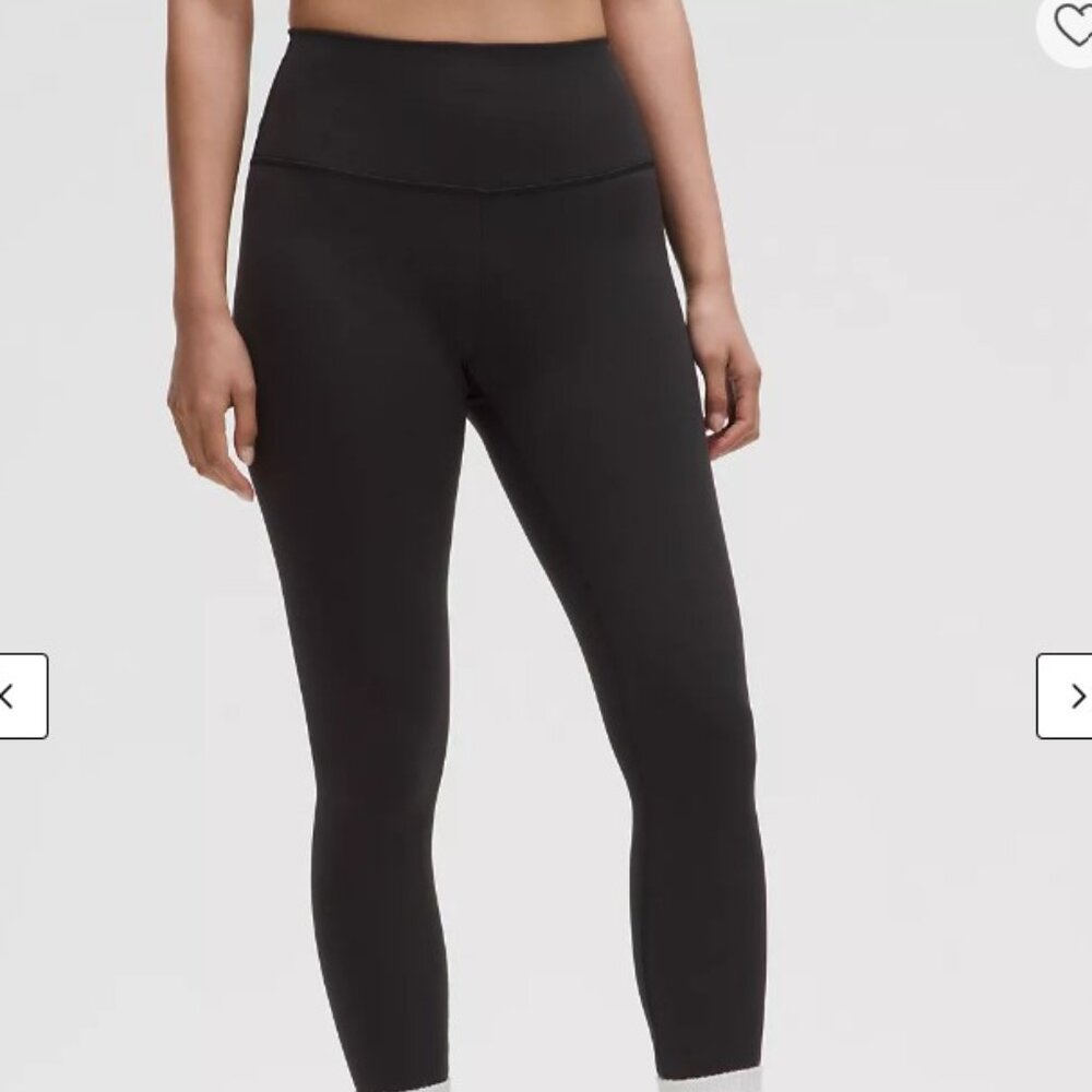 Lululemon Wunder Train High-Rise Tight 25" - Black - Size 8